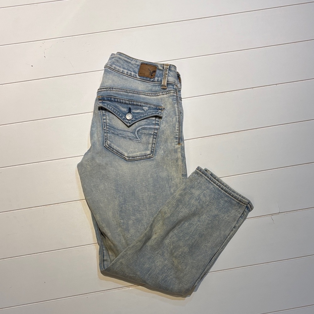 American Eagle Artist Crop Jeans!  6